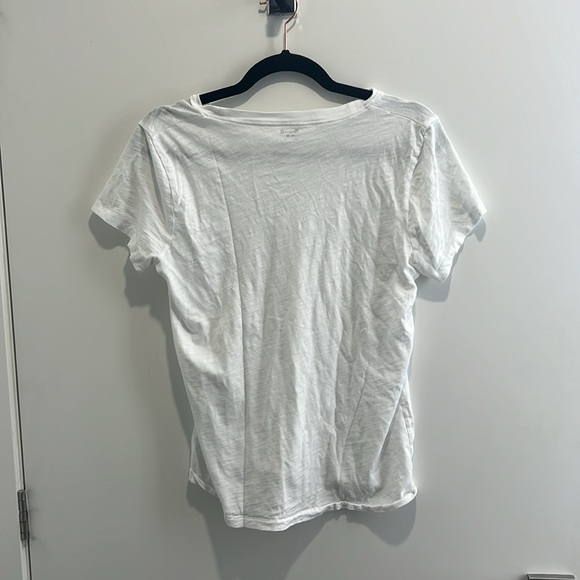 Madewell cotton t-shirt - white, size medium - Picture 2 of 3